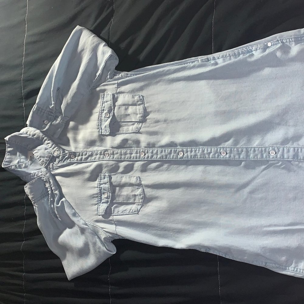 Long Light Denim Dress